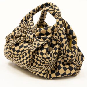 Daifuku bag Checkered Cotton/Brown