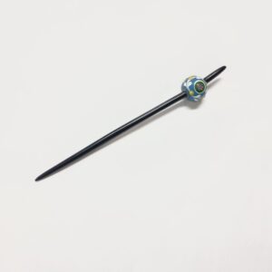 江戸かんざし 【ガラス玉　ローズウッド】