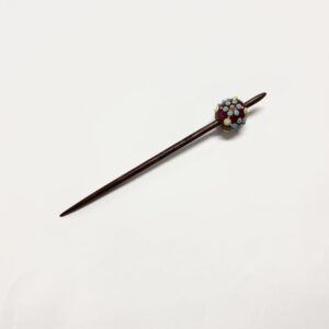 江戸かんざし 【ガラス玉 ローズウッド】