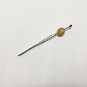 ヨーヨーかんざし【ガラス玉 合金】