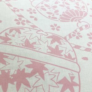 江戸ゆかた 花蝶鈴なり ピンク