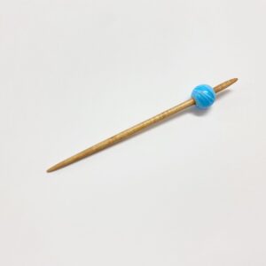 江戸かんざし 【ガラス玉 　水色】