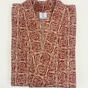 銀座きもの装  薔薇  赤(女性用) Lサイズ