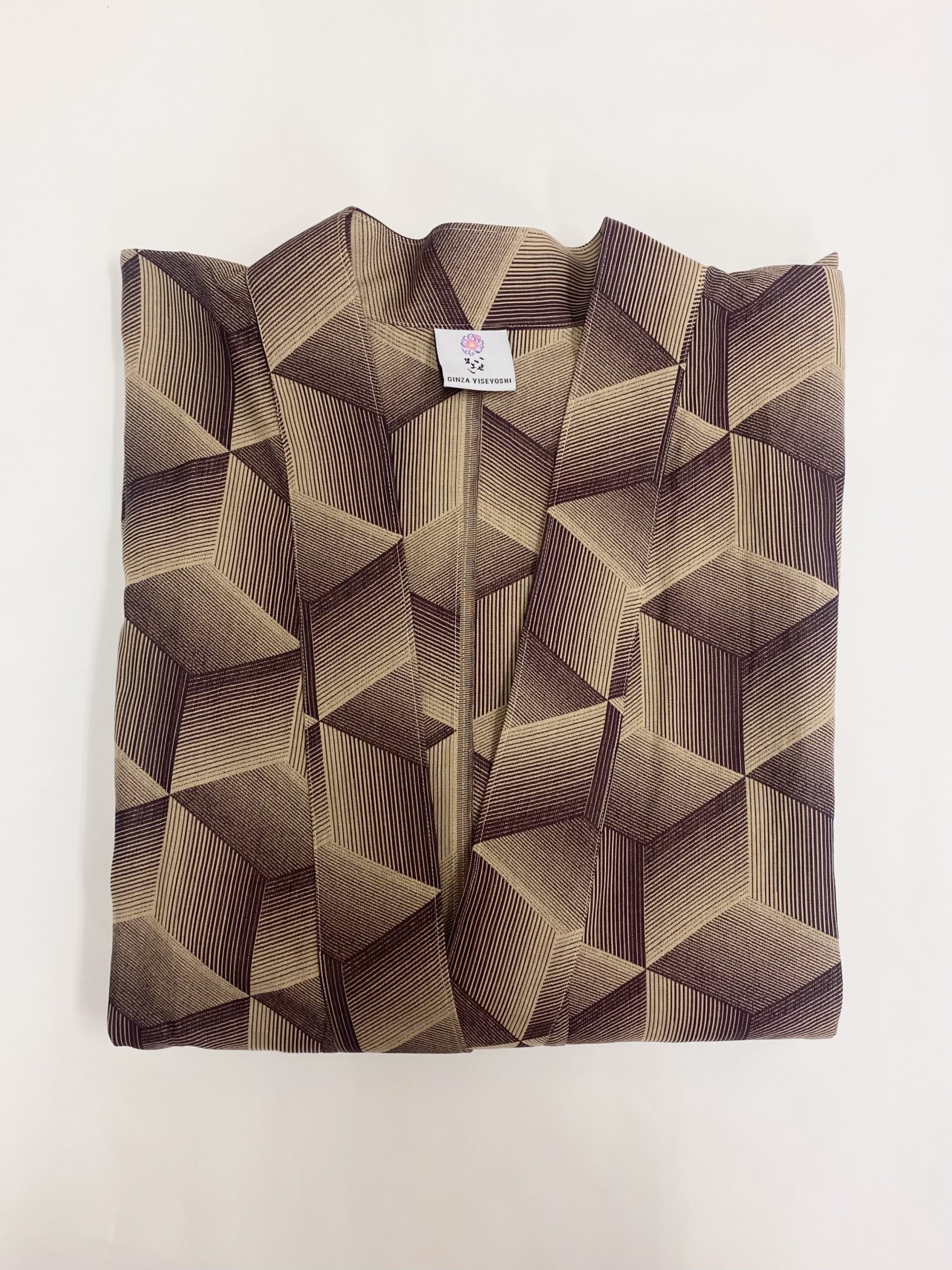 銀座きもの装 ビルキューブ柄(女性用) Lサイズ